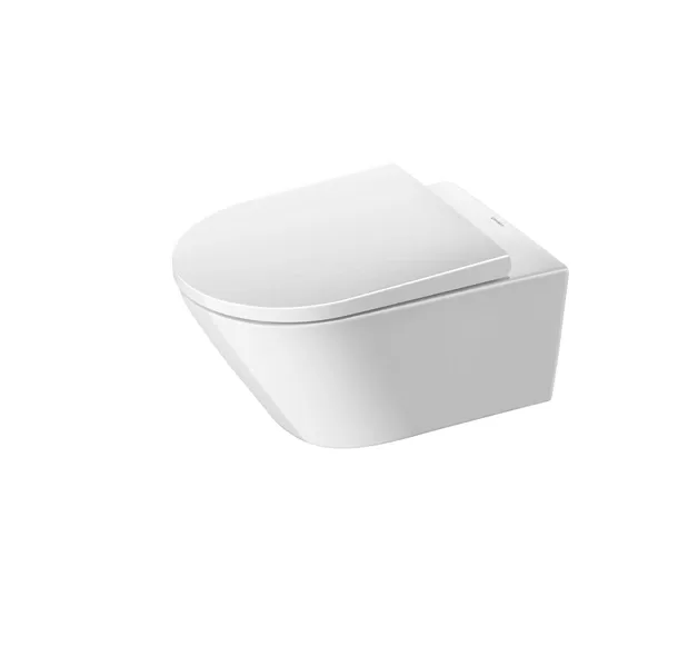 Duravit pods D-Neo Rimless ar SC vāku, piekaramais, 370x540mm, balts