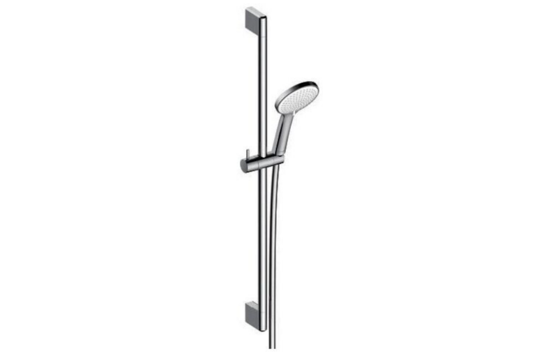 Duravit komplekts-dušas statīvs 70cm, dušas galva 3.rež.un vads, hroms