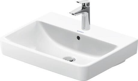 Duravit No.1 izlietne 60x46cm ar maisītāja caurumu, balta