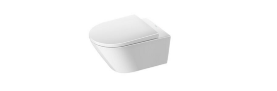 Duravit pods D-Neo Rimless ar SC vāku, piekaramais, 370x540mm, balts