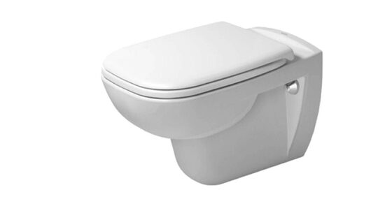 Duravit pods D-Code ar SC vāku, piekaramais, 359x545mm, balts