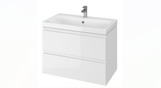 Mēbeļu komplekts Set Moduo 80 DSM, 79.5x44.7x62cm, balts