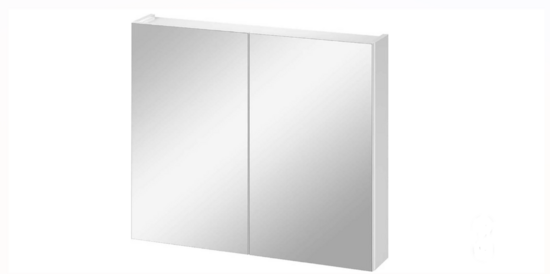 Spoguļskapītis Bioko 79.4x80x14 cm, balts