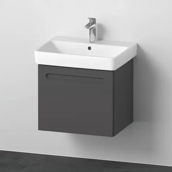 Duravit izlietnes skapis ar izlietni No.1 600x450mm, matēts grafīts